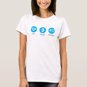 Camiseta Cuarenta fabulosos