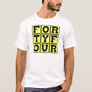 Camiseta Cuarenta y Cuatro, Número 44