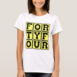 Camiseta Cuarenta y Cuatro, Número 44