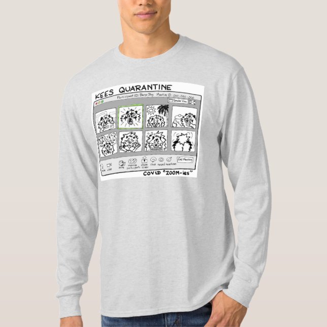 Camiseta Cuarentena de Kees COVID (Anverso)