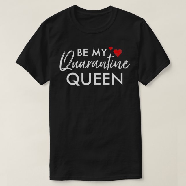 Camiseta Cuarentena De Parejas Que Coinciden Con Día de San (Diseño del anverso)