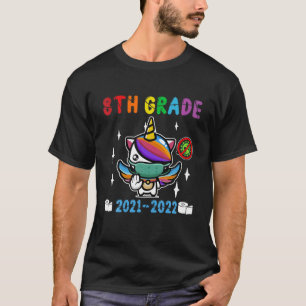 Camiseta Cuarentena De Unicornio Hola Octavo Grado 2021 A