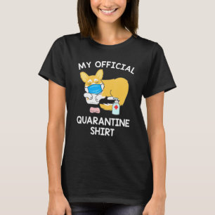Camiseta Cuarentena oficial galesa Corgi Perro Hombres Muje