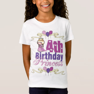 Camiseta Cuarta princesa del cumpleaños