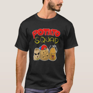 Camiseta Cuartel de patatas   Divertido equipo vegetariano 