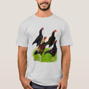 Camiseta Cuarteto de aves de caza oriental