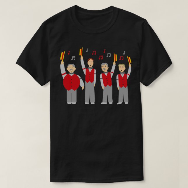 Camiseta Cuarteto de Barbershop (Diseño del anverso)