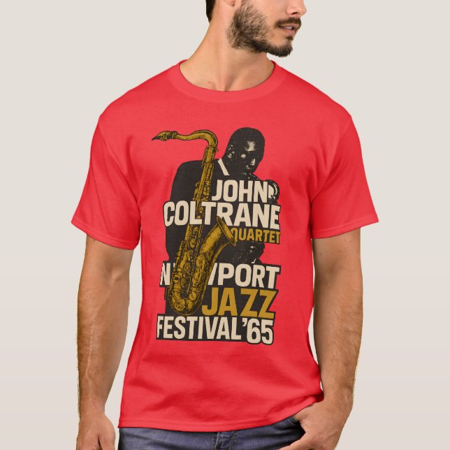 Camiseta Cuarteto de John Coltrane (Anverso)