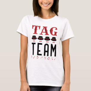 Camiseta Cuarteto del cantante de Barbershop Tag Team