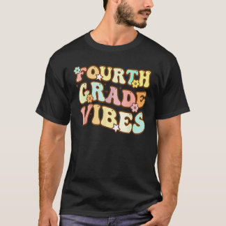 Camiseta Cuarto ambiente de 4º grado profesor retro estudia