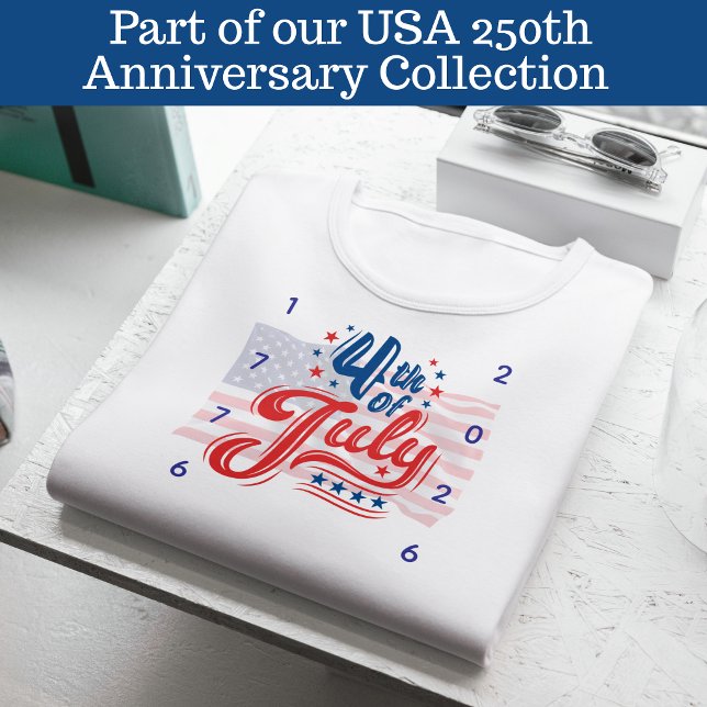 Camiseta Cuarto de Julio 250 Aniversario de EE. UU. (4th of July 2026 Patriotic Celebration)