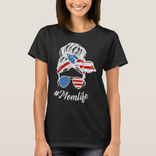 Camiseta Cuarto De Julio Mamá Vida Desordenada De Bun