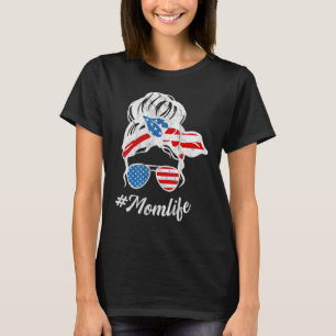 Camiseta Cuarto De Julio Mamá Vida Desordenada De Bun