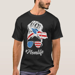 Camiseta Cuarto De Julio Mamá Vida Desordenada De Bun