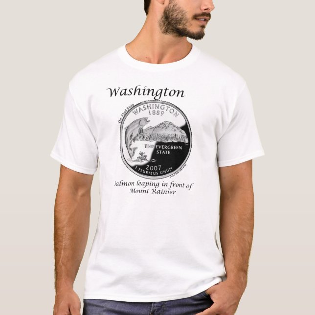 Camiseta Cuarto del estado - Washington (Anverso)