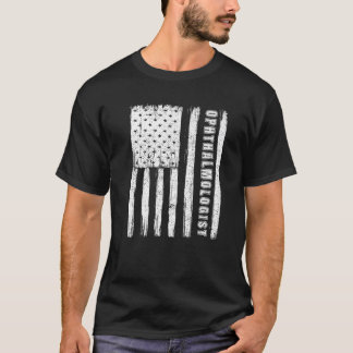 Camiseta Cuarto día de julio para hombres oftalmología de l