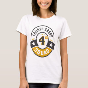 Camiseta Cuarto Equipo De Escuadrón De Cuarto Grado De Vuel