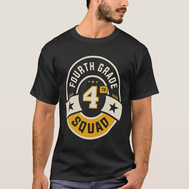 Camiseta Cuarto Equipo De Escuadrón De Cuarto Grado De Vuel (Anverso)