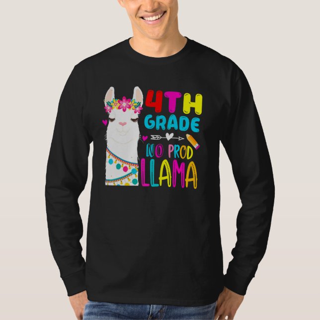 Camiseta Cuarto Equipo Maestro de 4to Grado Arcoíris Sin Pr (Anverso)