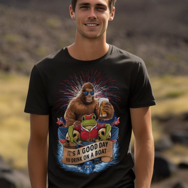 Camiseta Cuarto Fiesta De Barco De Julio (Subido por el creador)