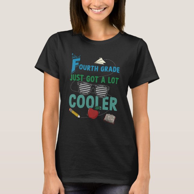 Camiseta Cuarto Grado Acaba De Recibir Una Enseñanza De 4º  (Anverso)