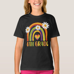 Camiseta Cuarto grado Arcoiris de vuelta a la escuela 4º gr