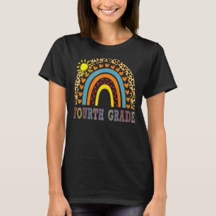 Camiseta Cuarto grado Chicas arcoiris Equipo de profesores