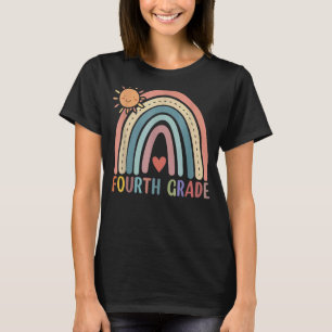 Camiseta Cuarto grado Chicas arcoiris Equipo de profesores 