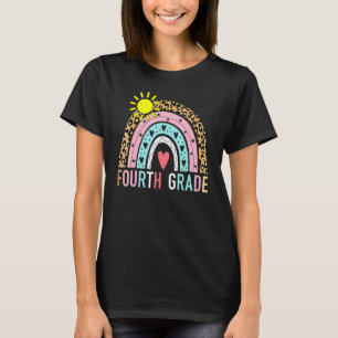 Camiseta Cuarto grado Chicas arcoiris Equipo de profesores 