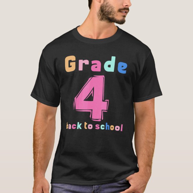 Camiseta Cuarto grado Chicas arcoiris profesora de cuarto g (Anverso)