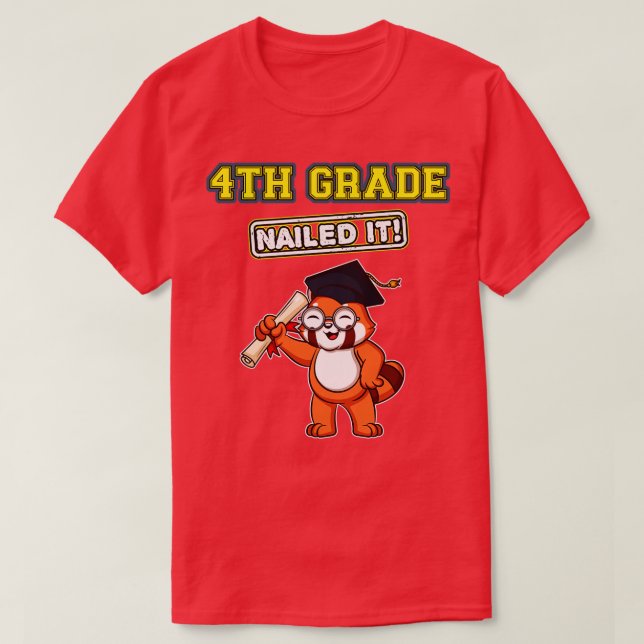 Camiseta Cuarto Grado De Enseñanza Primaria De Ti 2 (Diseño del anverso)