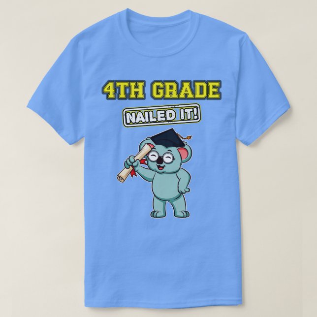 Camiseta Cuarto Grado De Enseñanza Primaria De Ti 3 (Diseño del anverso)