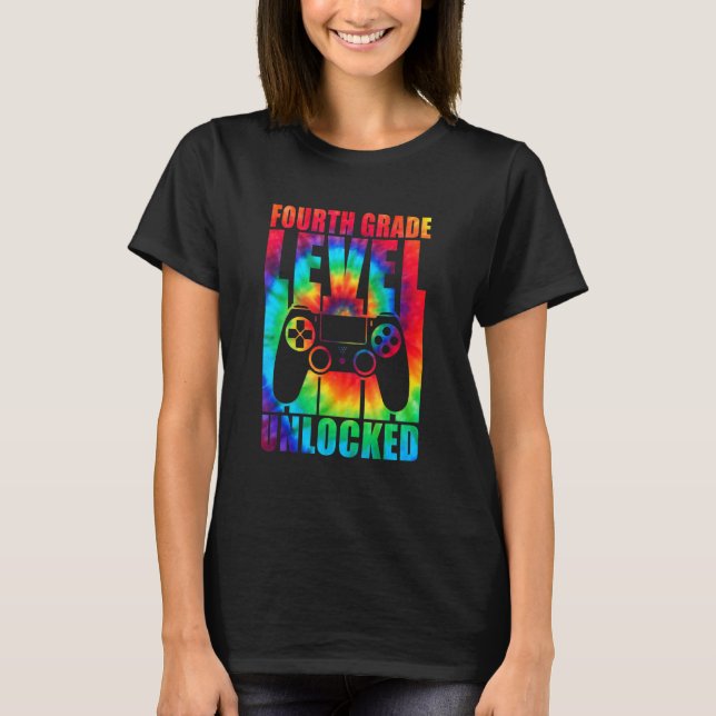 Camiseta Cuarto Grado De Nivel Sin Bloquear El Tye De Vuelt (Anverso)