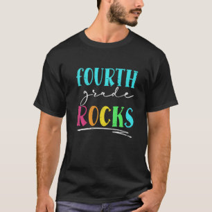 Camiseta Cuarto Grado Rocks Vuelta Al Colegio  Equipo 4to G