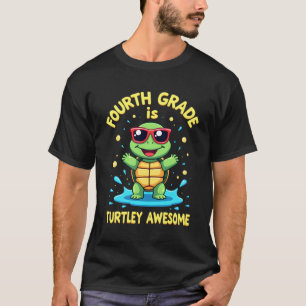 Camiseta Cuarto Grado Tortuga-increíble Primer Día de Cuart