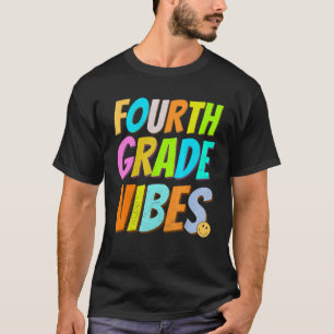 Camiseta Cuarto grado Vibes 1º día de clases Retro Vinta