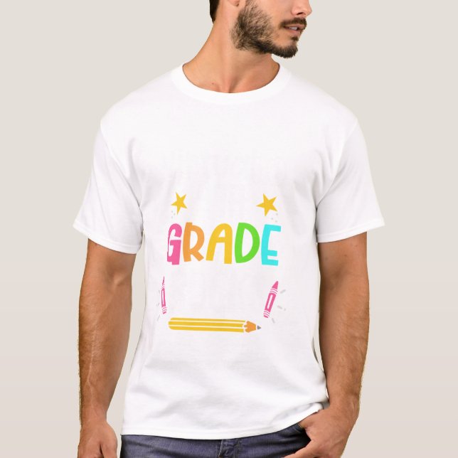Camiseta Cuarto grado virtual de vuelta a la escuela (Anverso)