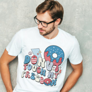 Camiseta Cuarto retro de julio 'No toquen a mis hombres de 
