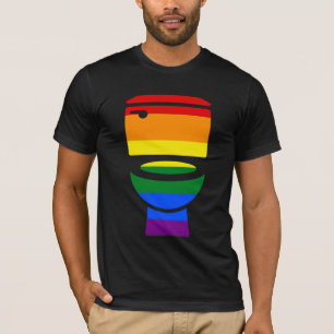 Camiseta CUARTOS DE BAÑO del TRANSEXUAL - las derechas del