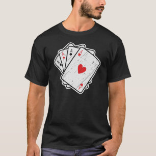 Camiseta Cuatro Ases: Las 4 Tarjetas Ace Lucky