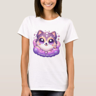 Camiseta Cuatro bebés primero siempre hablan del amante de