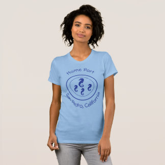 Camiseta - Cuatro Caballos de Mar con nombre en az