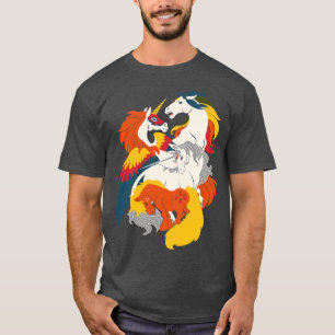 Camiseta Cuatro caballos del nostalgialypse
