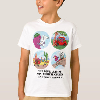 Camiseta Cuatro causas principales de la insuficiencia
