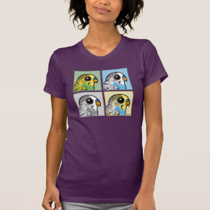Camiseta Cuatro color Budgies