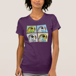 Camiseta Cuatro color Budgies