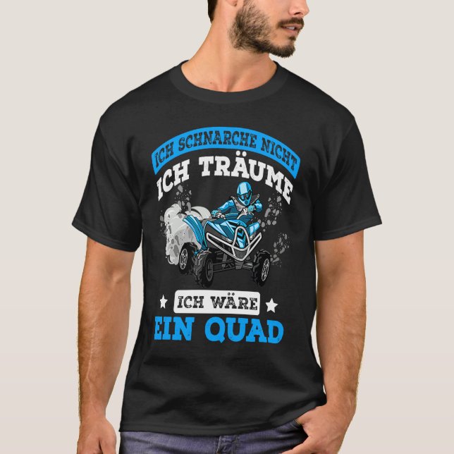 Camiseta Cuatro controladores dicen Offroad ATV Quad Biker (Anverso)