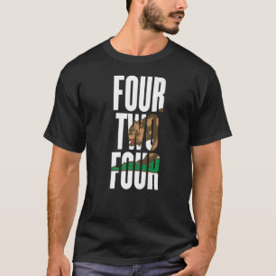 Camiseta Cuatro Cuatro Cuatro 424 Area Code California Los 