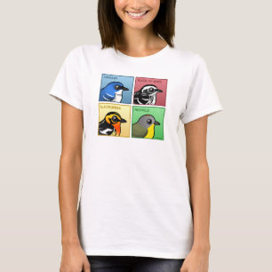 Camiseta Cuatro currucas del color