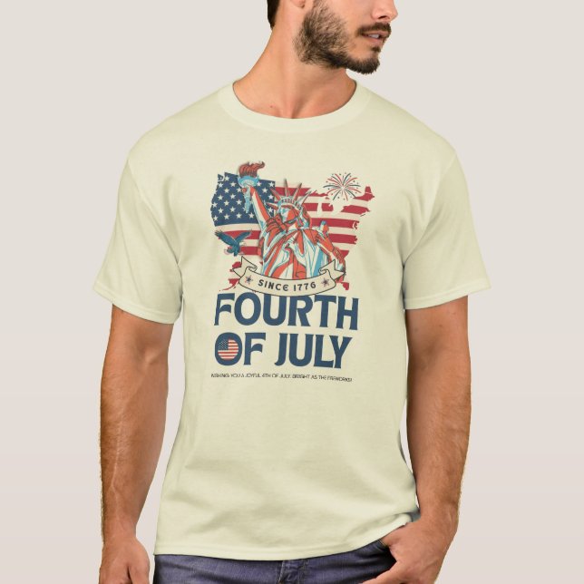 Camiseta Cuatro de julio (Anverso)